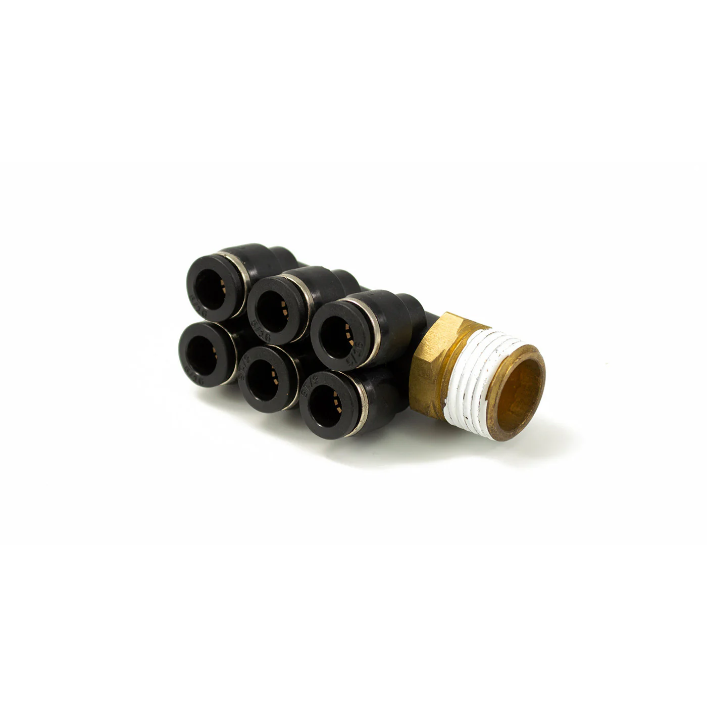 1/2" Male NPT to 6x 5/16" PTC Fitting (6 Way Banjo) - Image 3