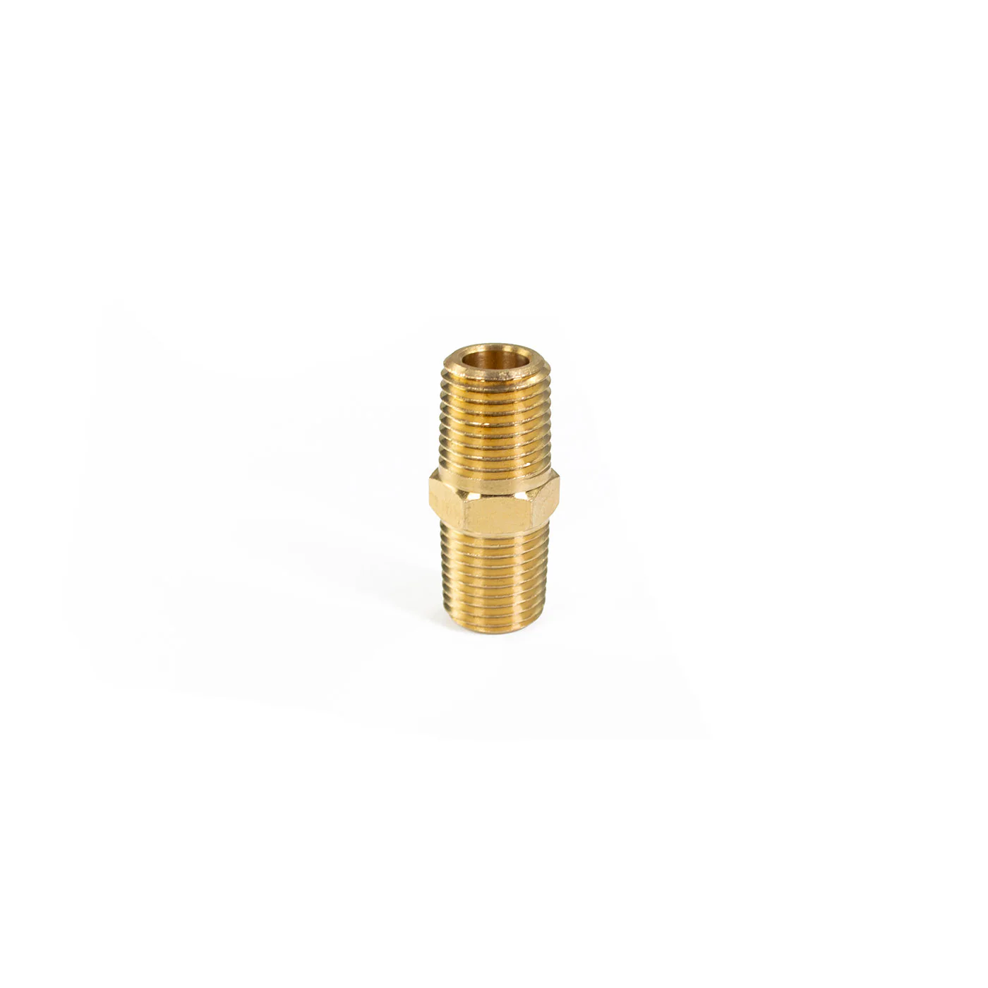 1/4" Male NPT to 1/4" Male NPT Hex Nipple - Image 2