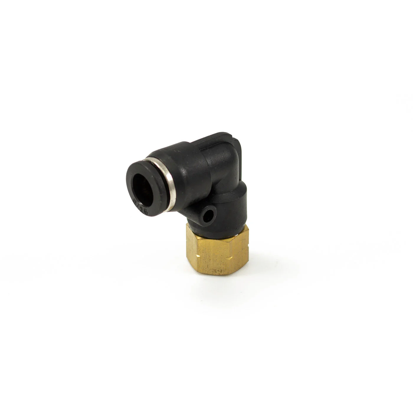 1/8" Female NPT to 5/16" PTC Elbow Fitting - Image 2