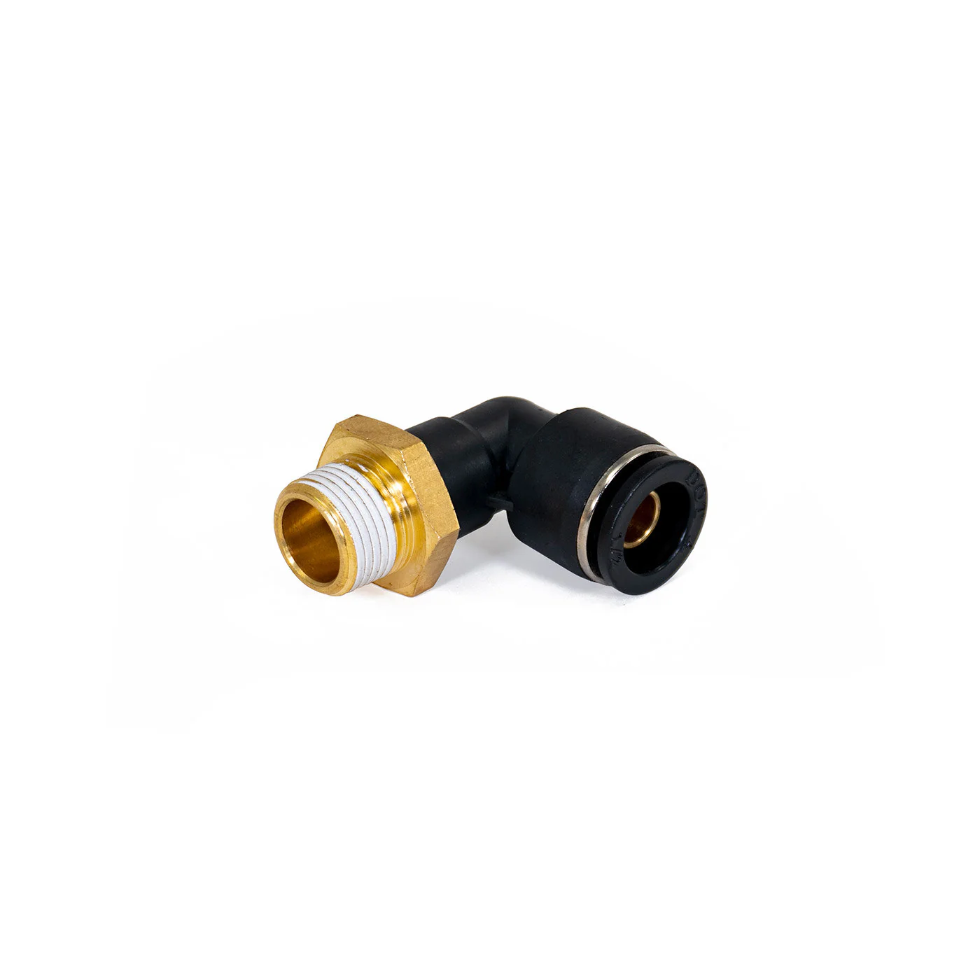 3/8" Male BSPT to 1/2" PTC Elbow Fitting - Image 2