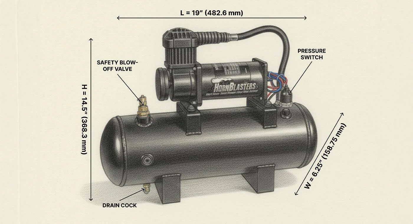 Outlaw Train Horn Kit - Image 12