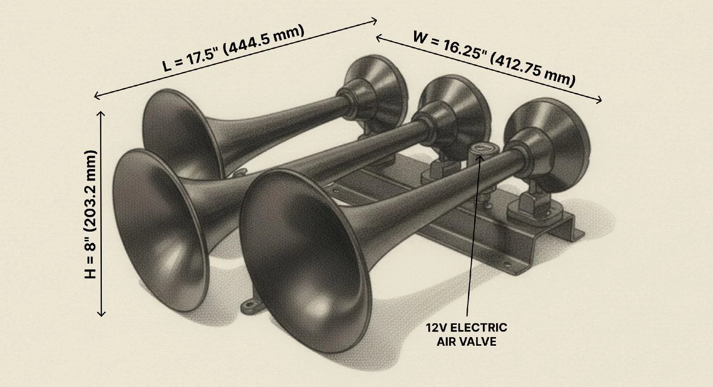 Flatlaw Train Horn - Image 4