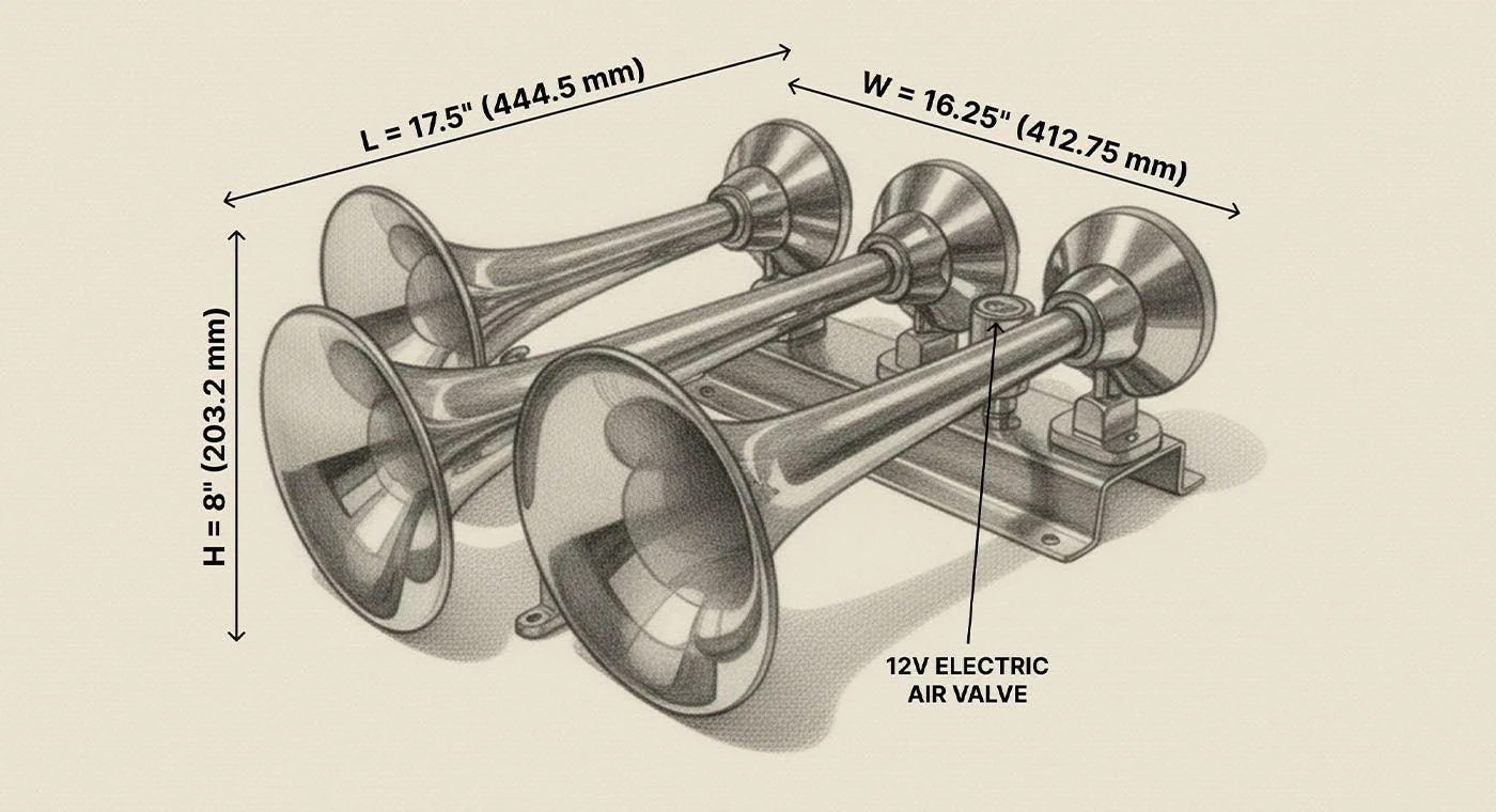 Flatlaw Train Horn - Image 5