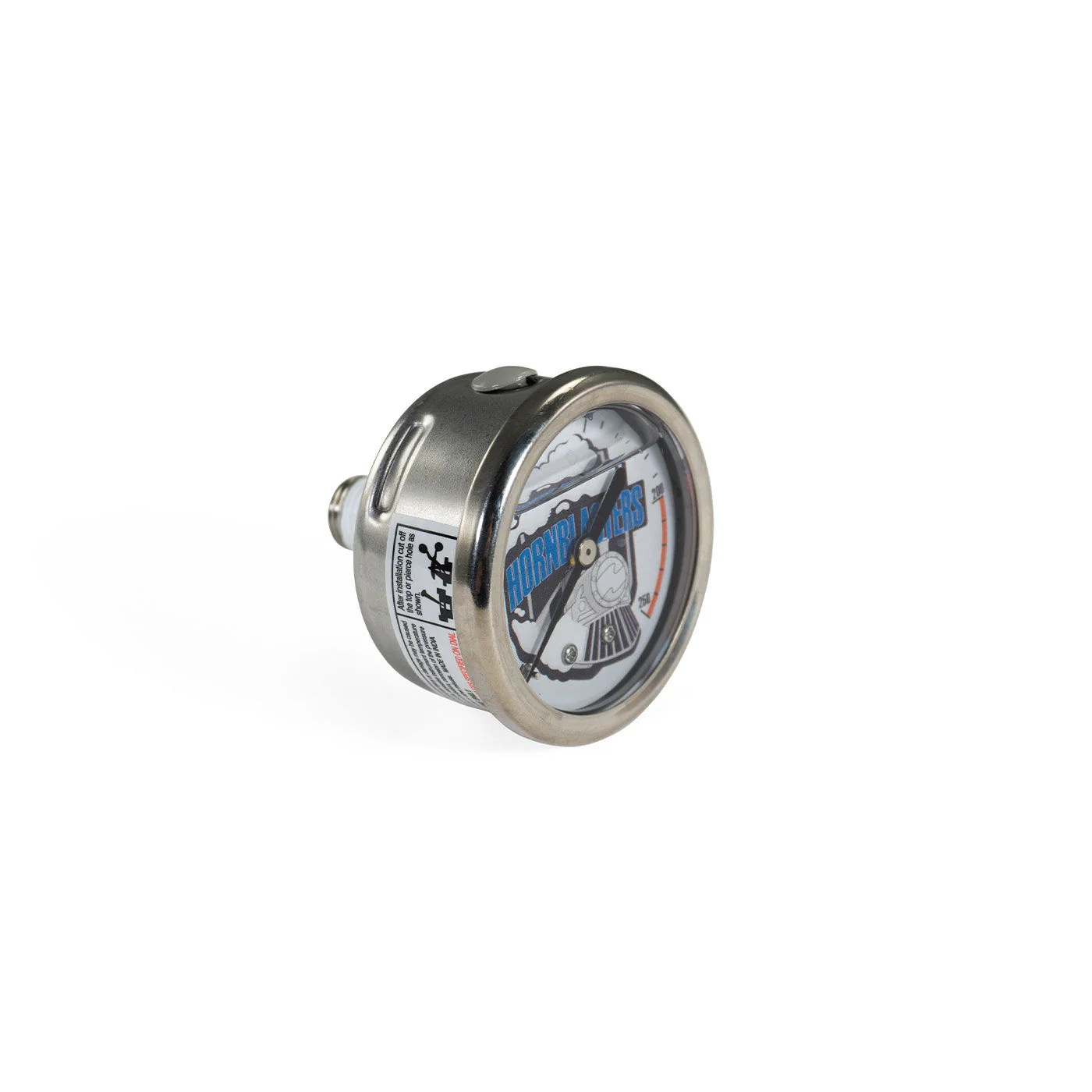HornBlasters 250 PSI 2" Stainless Steel Air Gauge - Image 3