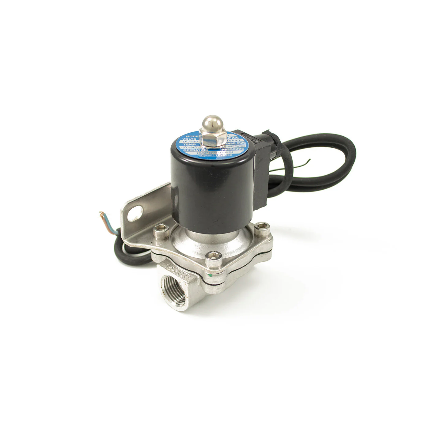 HornBlasters Stainless Steel 1/2" Electric Air Valve - Image 3