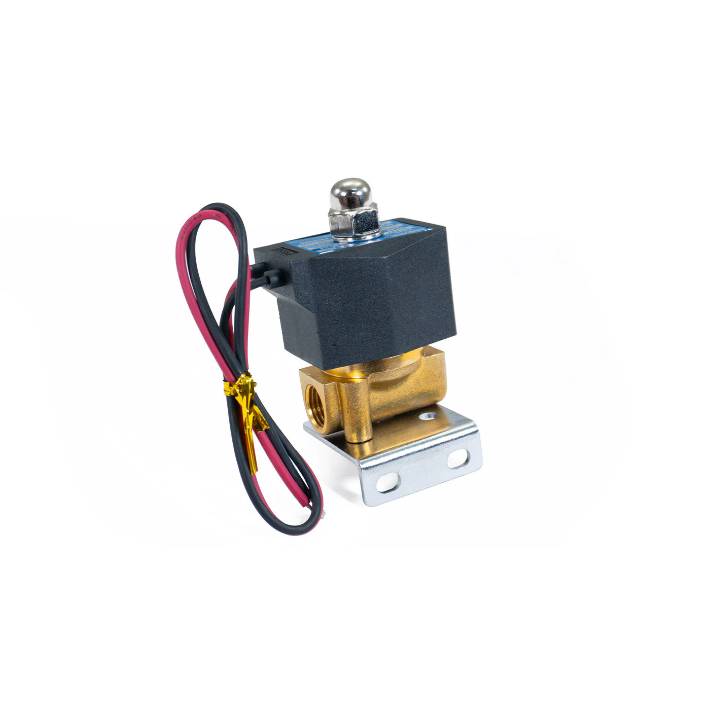 HornBlasters Brass 1/4" 24 Volt Electric Air Valve - Image 4