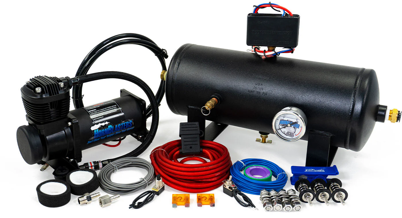 Midnight Express Outlaw 232 Black Train Horn Kit - Image 4