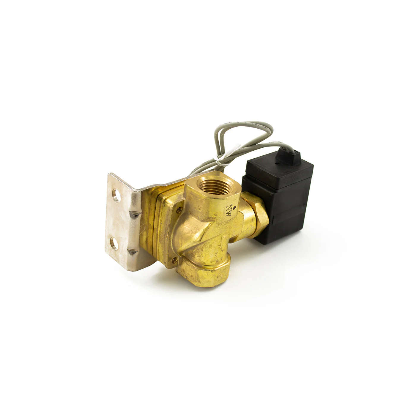 SMC Brass 1/2" 110 Volt Electric Air Valve - Image 2