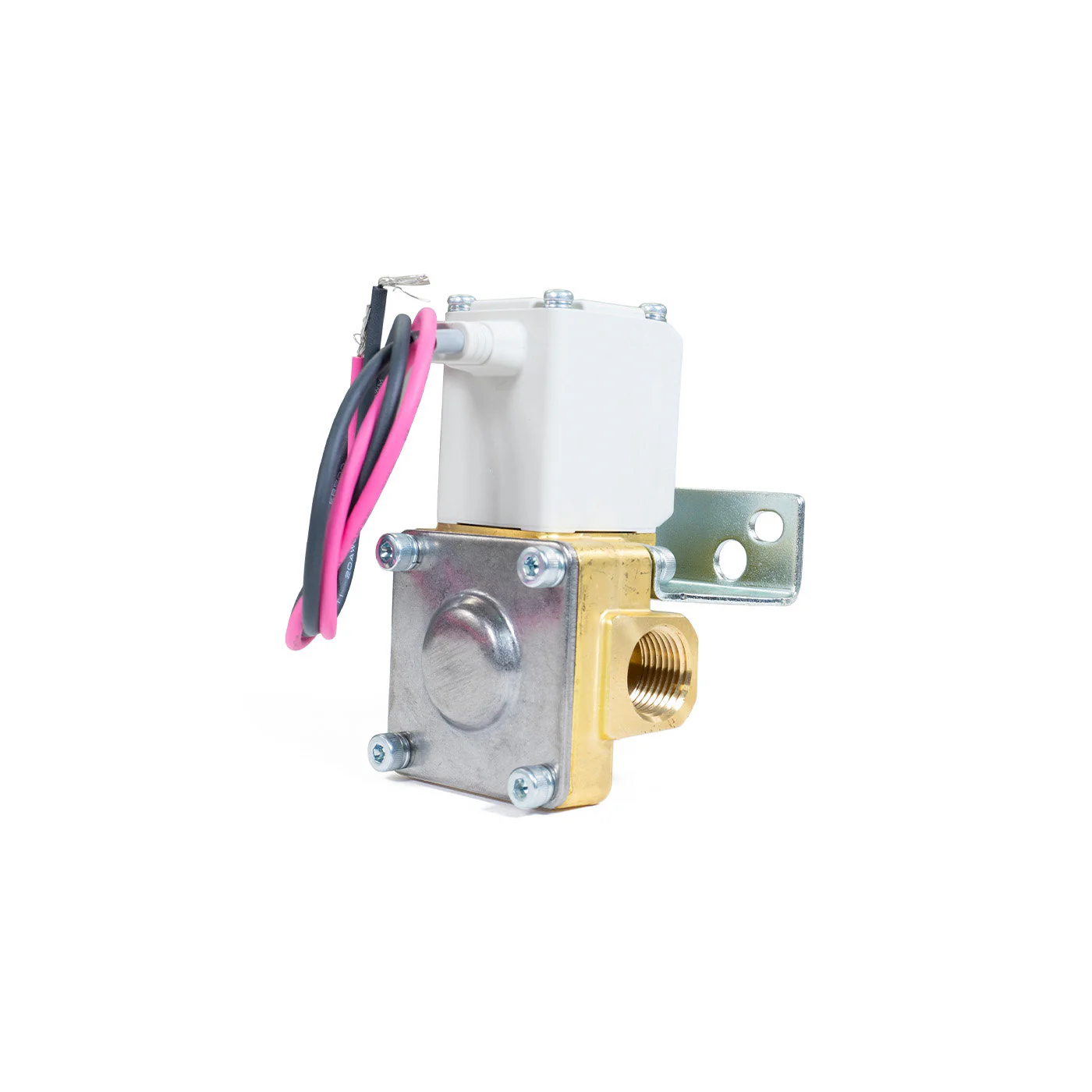 SMC Brass 3/8" Electric Air Valve - Image 4